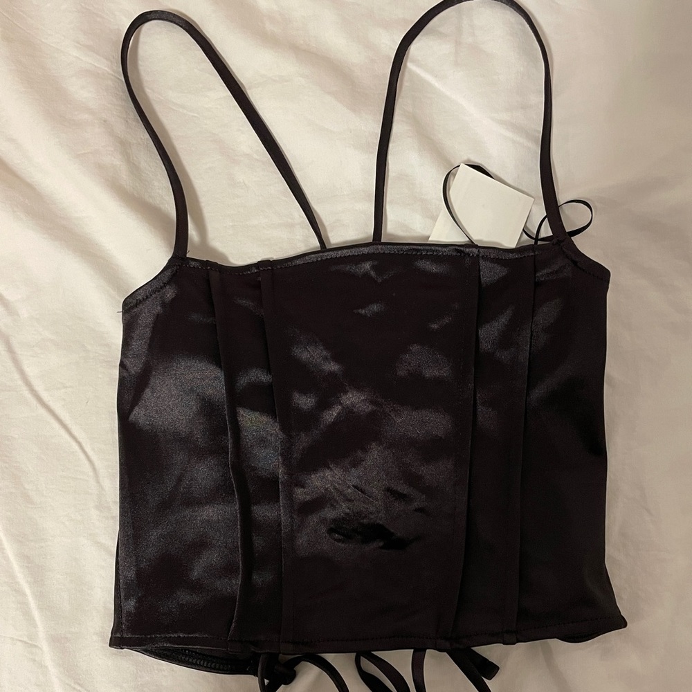 black strappy top